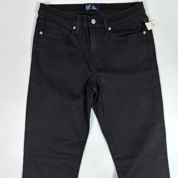 GAP Universal Baby Boot Black Denim Jeans Size 12/31L NWT - Picture 2 of 11